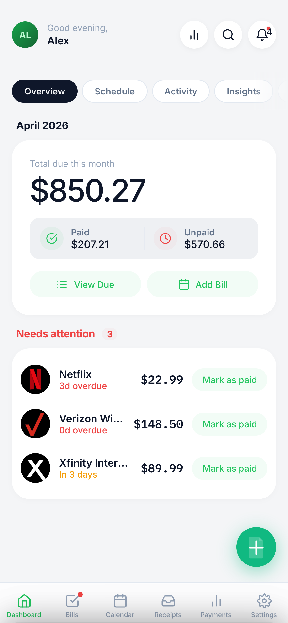 Dashboard