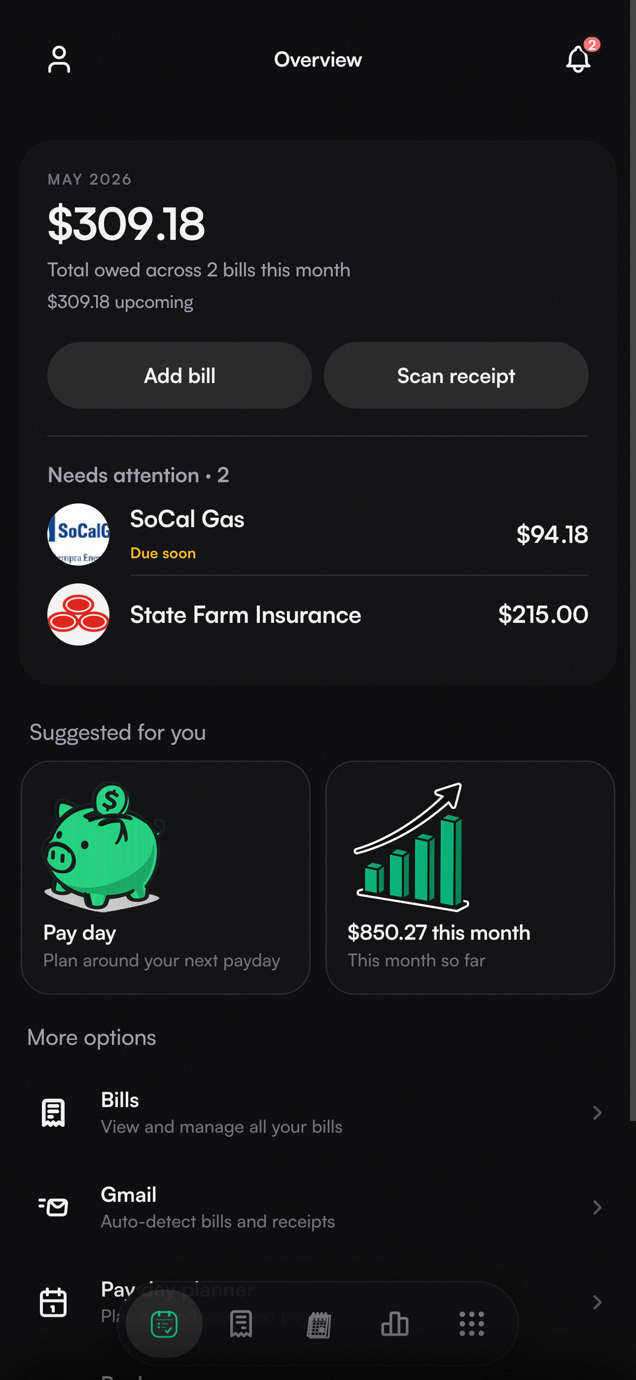 Dashboard